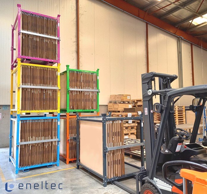 ENELTEC CUBE - rack gerbable et personnalisables